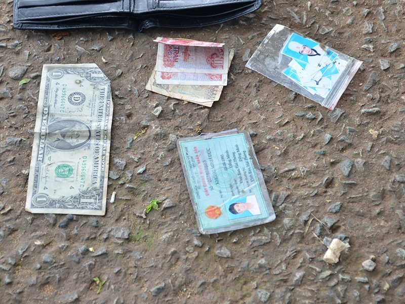 Trên người nạn nhân có một số giấy tờ